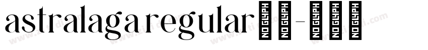 astralaga regular字体字体转换